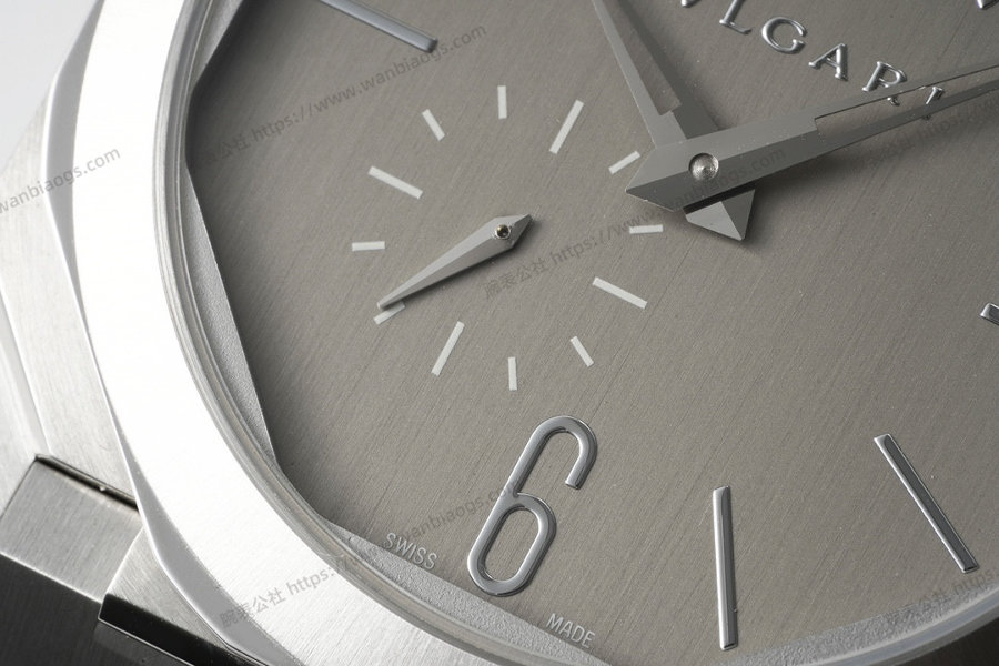 BV Factory Bulgari Octo Finissimo serisi (gri kadran) ultra ince kol saati incelemesi — 4. fotoğraf
