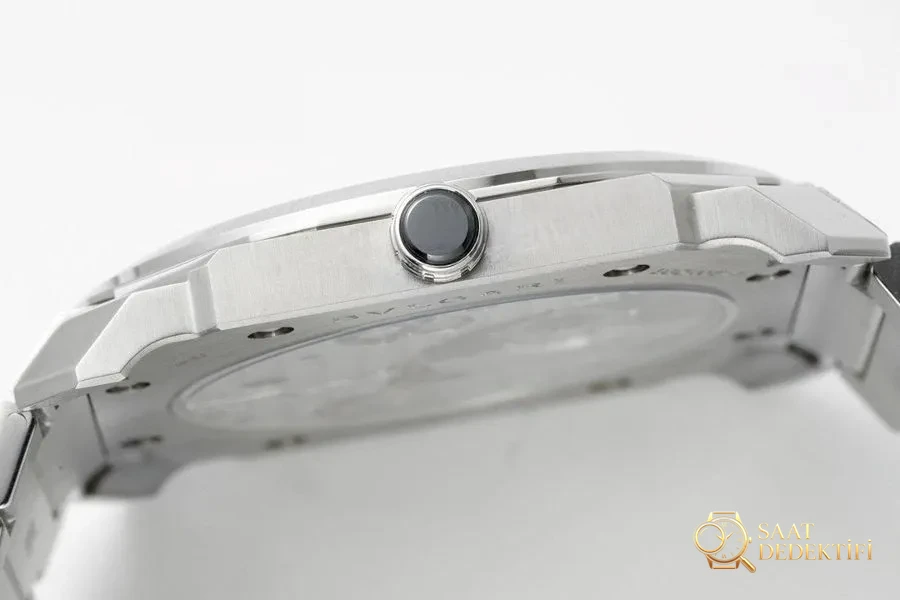 BV Factory Bulgari Octo Finissimo serisi (gri kadran) ultra ince kol saati incelemesi - Bilezik, Toka ve Klips Mekanizması