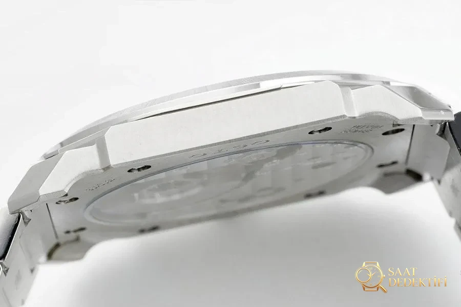 BV Factory Bulgari Octo Finissimo serisi (gri kadran) ultra ince kol saati incelemesi - Makro Kadran ve İndeks İşçiliği