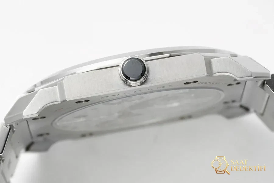 BV Factory Bulgari Octo Finissimo serisi (mavi kadran) ultra ince saat incelemesi - Bilezik, Toka ve Klips Mekanizması
