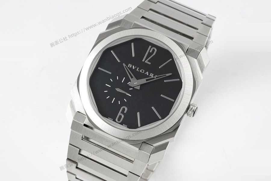 BV Factory Bvlgari Octo Finissimo serisi (siyah kadran) ultra ince kol saati incelemesi — 2. fotoğraf