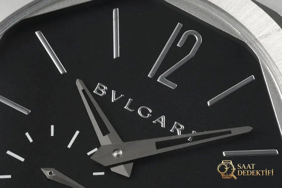 BV Factory Bvlgari Octo Finissimo serisi (siyah kadran) ultra ince kol saati incelemesi - Kasa Profili ve Kurma Kolu İncelemesi