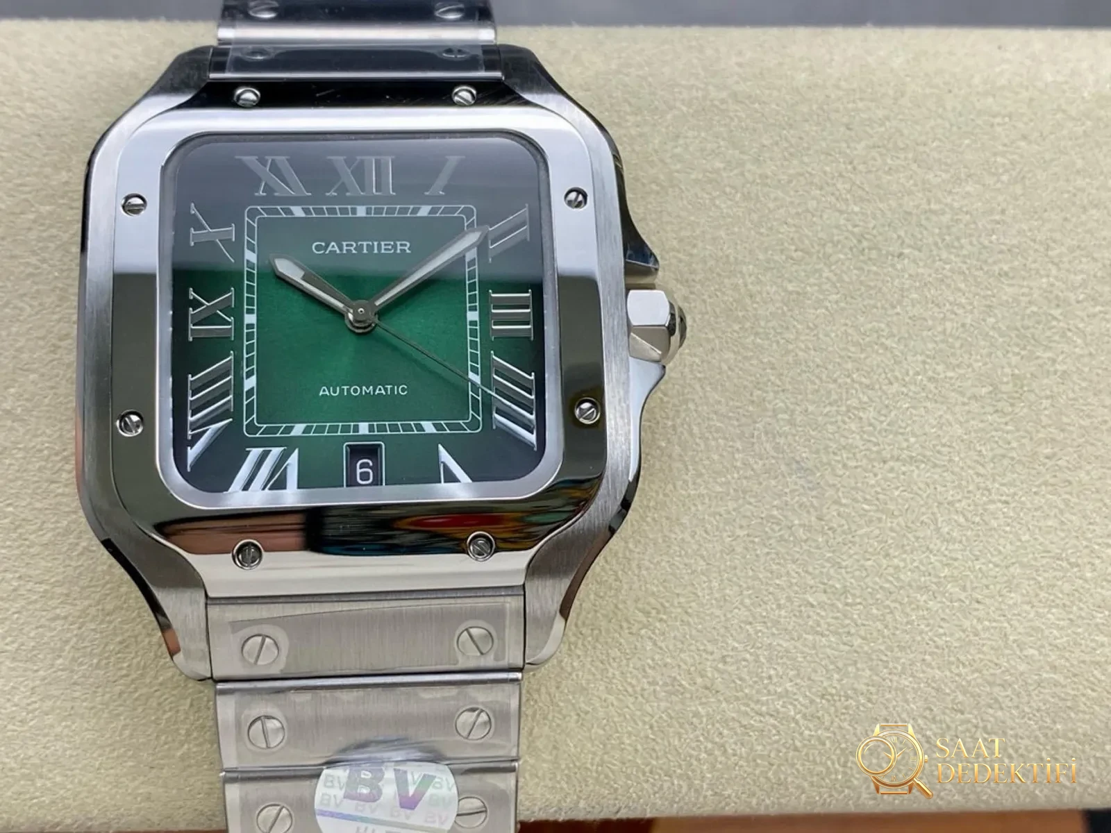 Cartier Santos BV Factory İncelemesi - Ön Görünüm ve Kasa Tasarımı