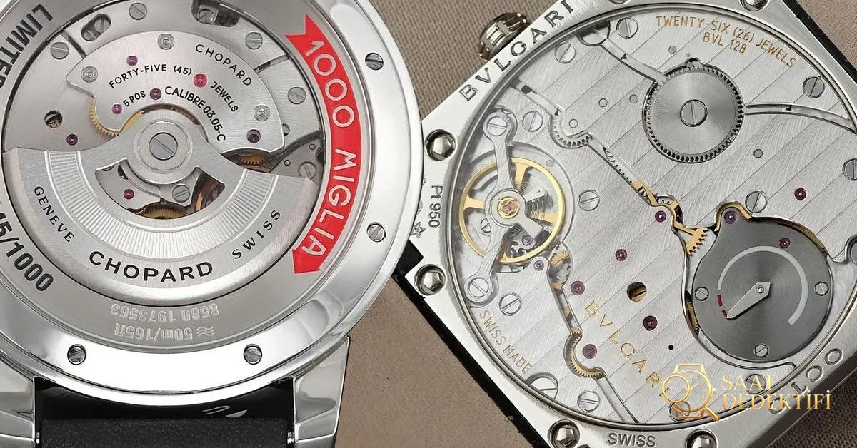 Chopard VS Bulgari mekanizmalar