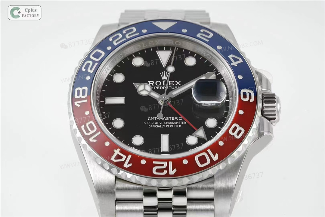 C+ (Cplus) Rolex GMT Cola bezel: yükseltilmiş 3285 mekanizması ile Clean arasında nasıl seçim yapılır? Yazının sonunda gerçek-replika karşılaştırması var — 2. fotoğraf