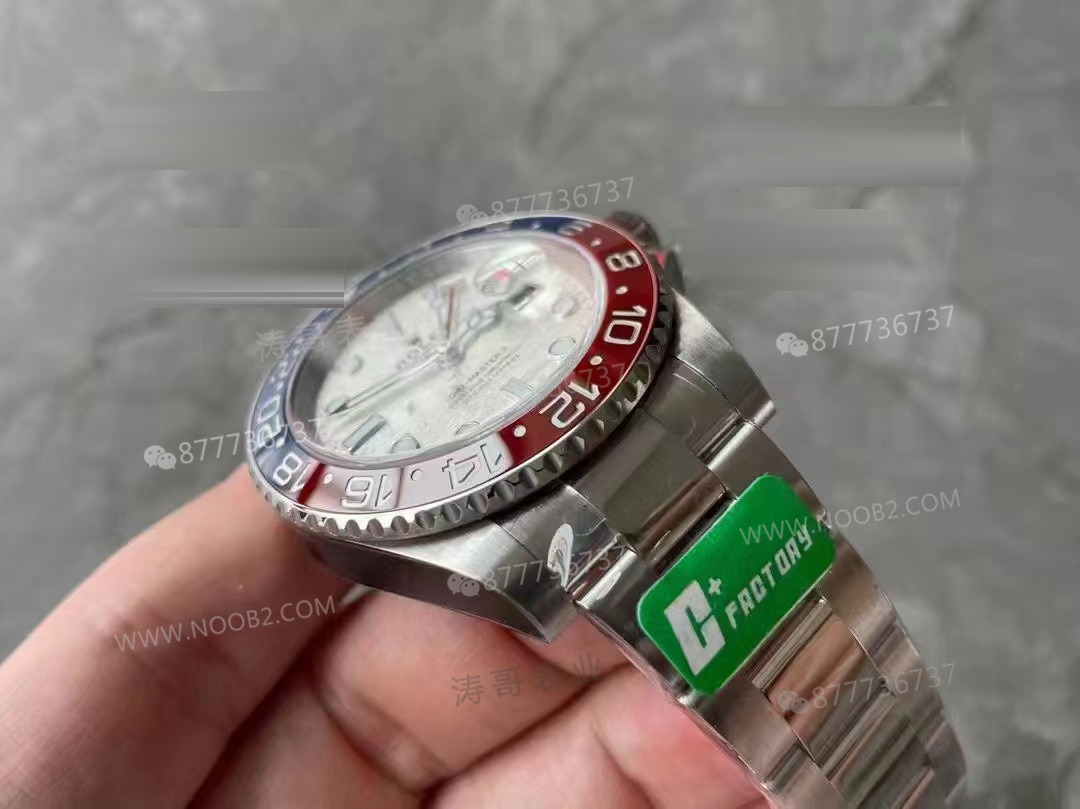 C+ fabrikası Rolex GMT kola bezelli göktaşı kadranlı 3285 mekanizmalı model: Fonksiyonlar birebir tutacak mı? — 4. fotoğraf