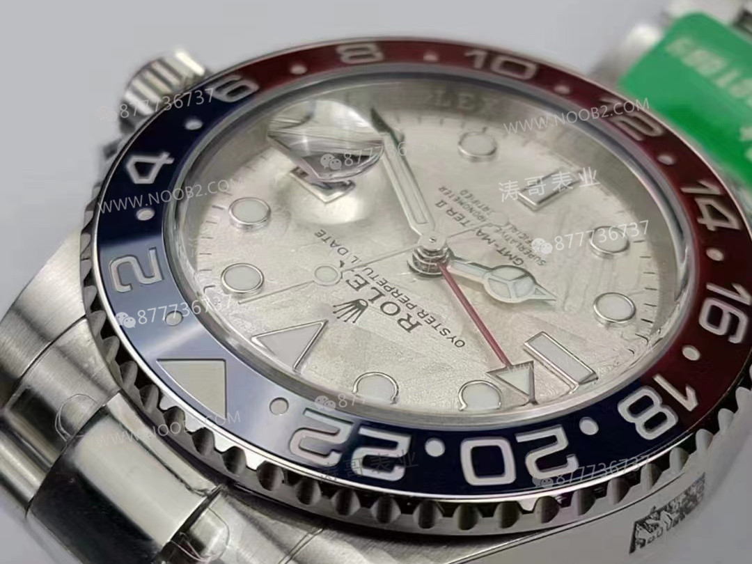 C+ fabrikası Rolex GMT kola bezelli göktaşı kadranlı 3285 mekanizmalı model: Fonksiyonlar birebir tutacak mı? — 12. fotoğraf