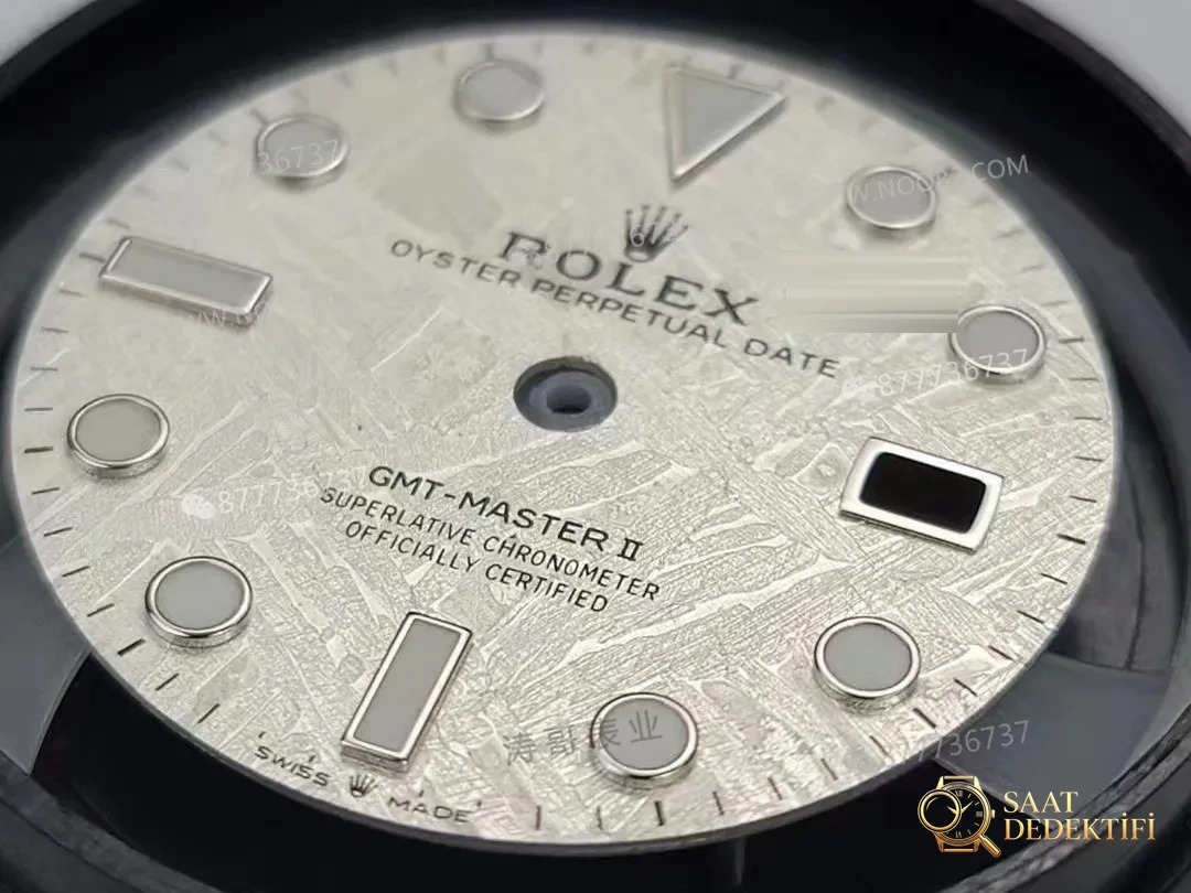 C+ fabrikası Rolex GMT kola bezelli göktaşı kadranlı 3285 mekanizmalı model: Fonksiyonlar birebir tutacak mı? - Toka İçi Mikro Ayar Mekanizması