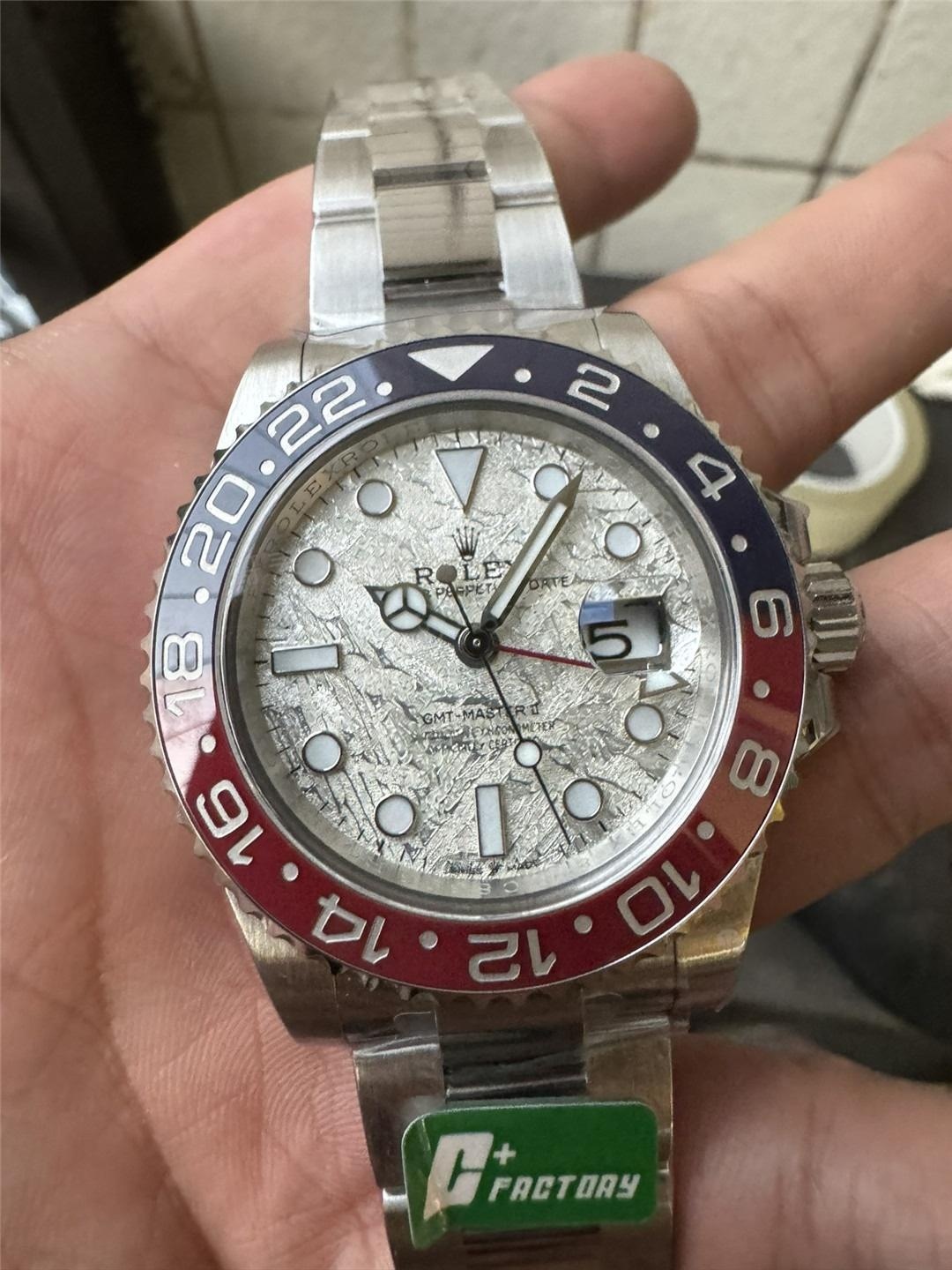 C+ fabrikası Rolex GMT meteor kadran Coke bezel işçiliği nasıl? — 4. fotoğraf