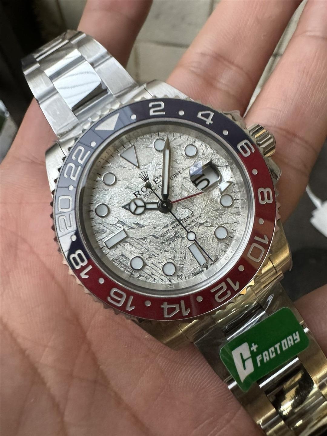 C+ fabrikası Rolex GMT meteor kadran Coke bezel işçiliği nasıl? — 5. fotoğraf