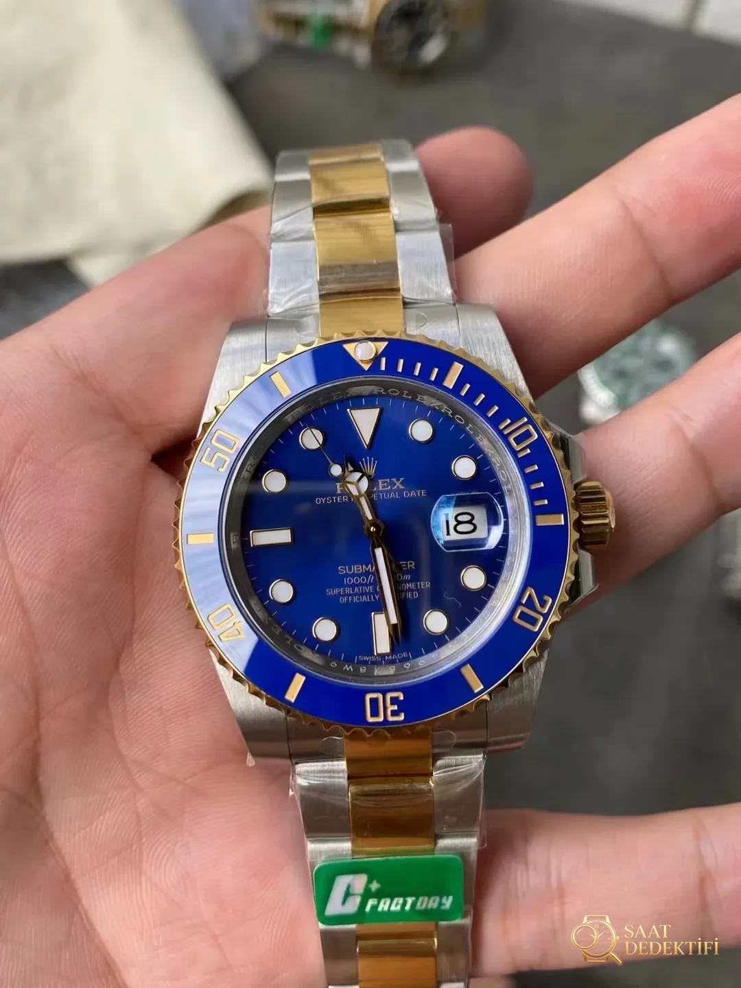 C+ Factory Two Tone Submariner Hakkında - Kadran Detayı ve Bezel İşçiliği