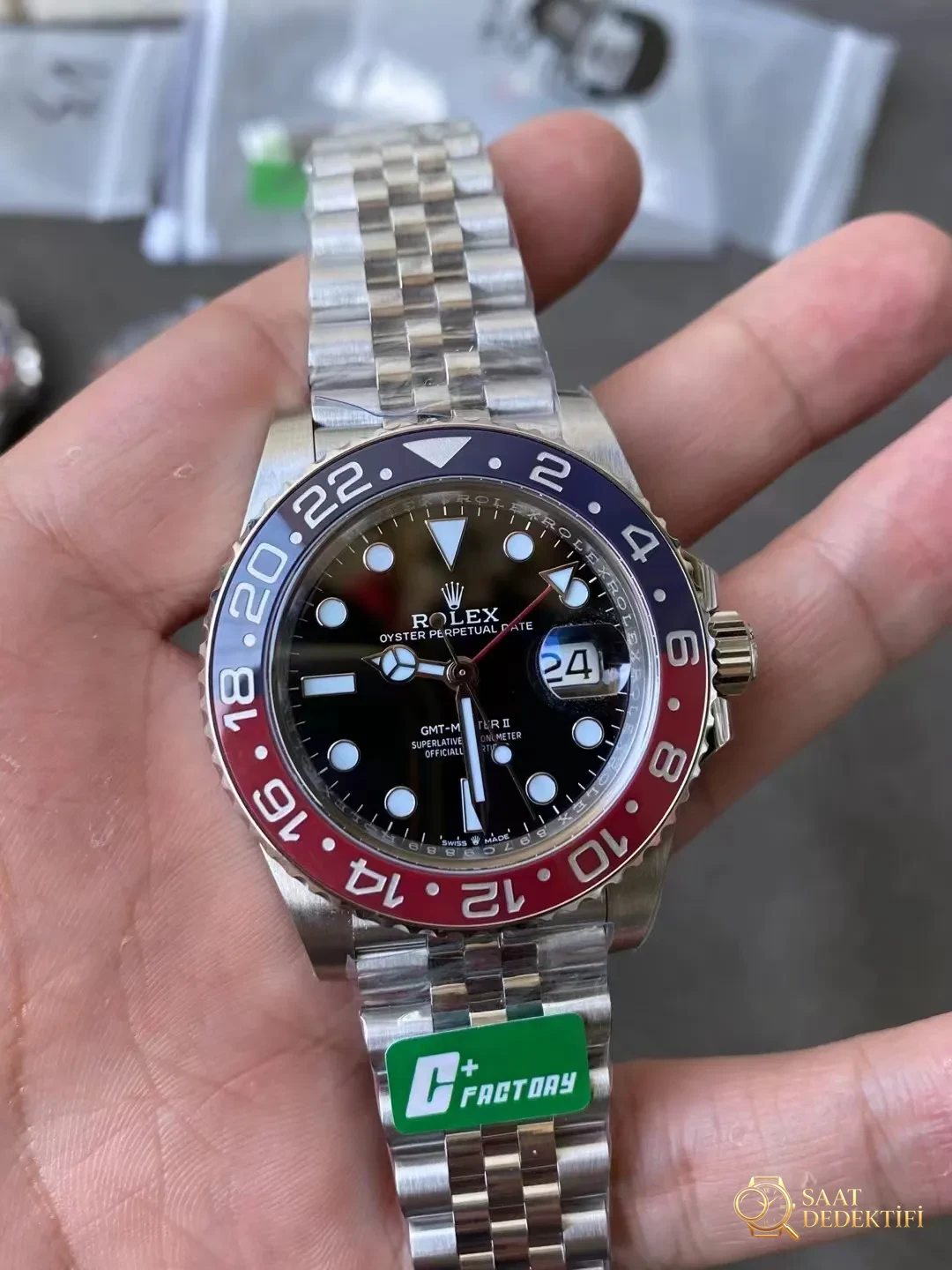 C+ Factory Replika Rolex Pepsi GMT