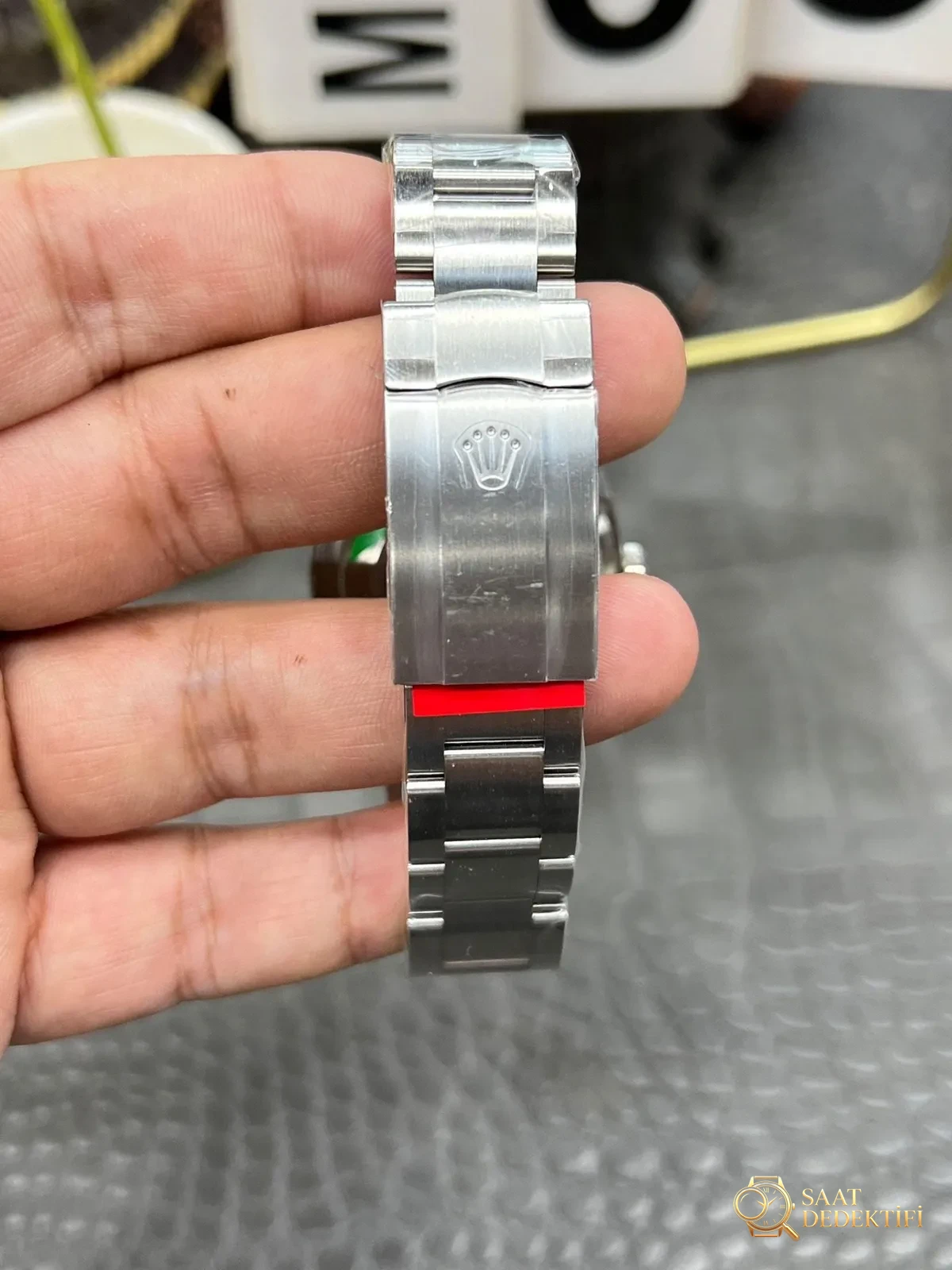 C Rolex Oyster Perpetual serisi / 36 mm mavi kadran / Shanghai 3230 tam otomatik boşluksuz mekanik mekanizmalı - Bilekte Duruş ve Kasa Orantısı