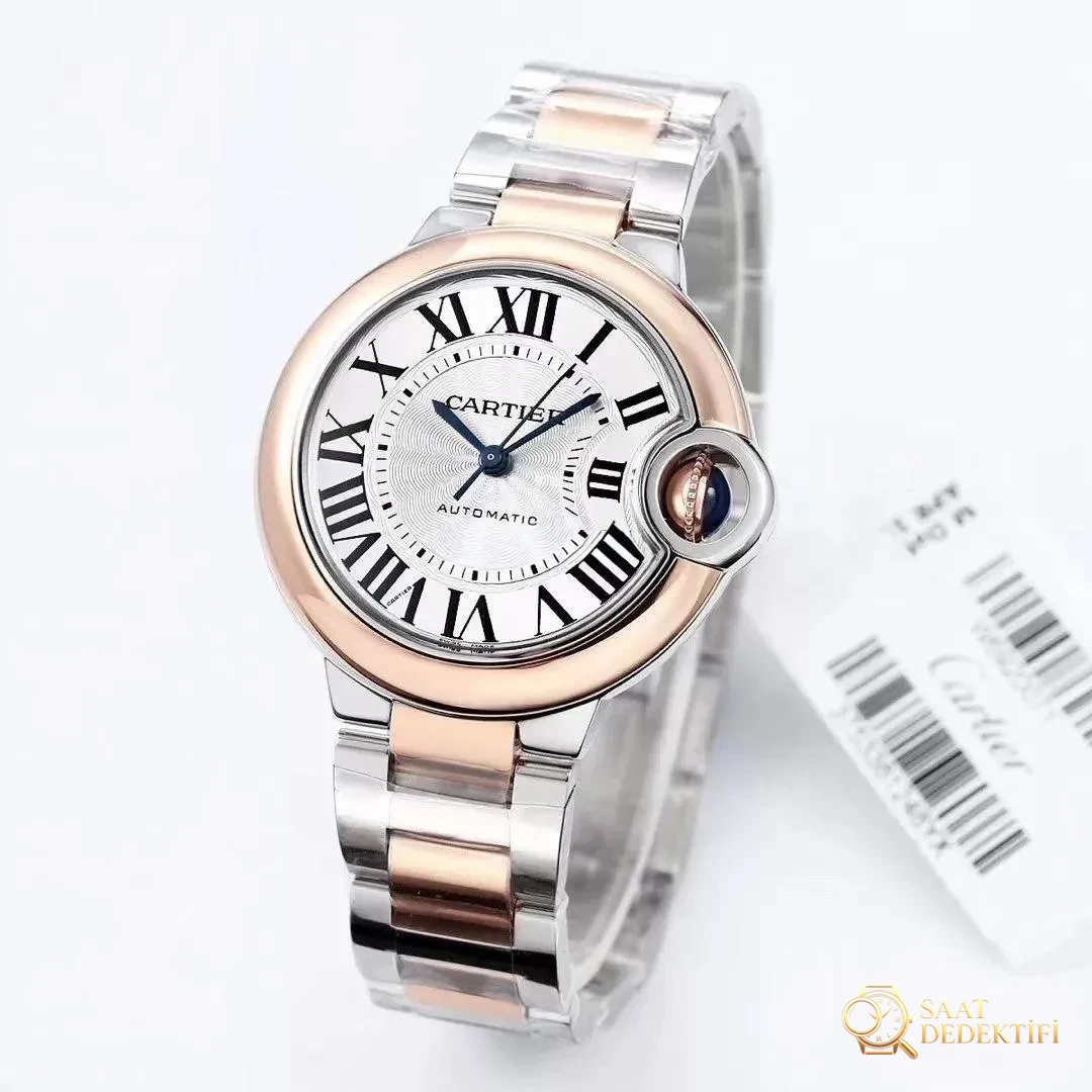 Cartier 2019 yeni iki renk altın V6 Factory Ballon Bleu 28 mm/33 mm/42 mm inceleme ve kısa değerlendirme - Kadran Detayı ve Bezel İşçiliği