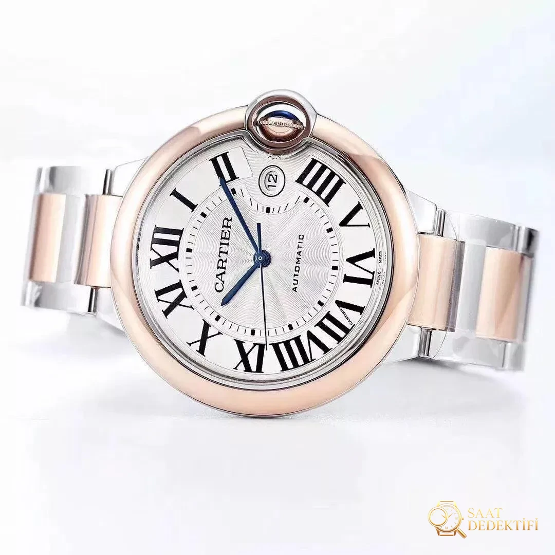 Cartier 2019 yeni iki renk altın V6 Factory Ballon Bleu 28 mm/33 mm/42 mm inceleme ve kısa değerlendirme - Kasa Profili ve Kurma Kolu İncelemesi