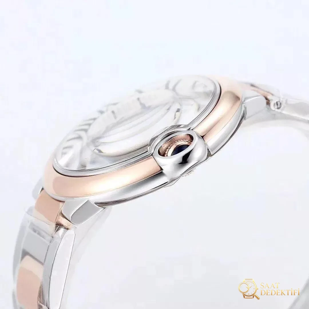 Cartier 2019 yeni iki renk altın V6 Factory Ballon Bleu 28 mm/33 mm/42 mm inceleme ve kısa değerlendirme - Bilekte Duruş ve Kasa Orantısı