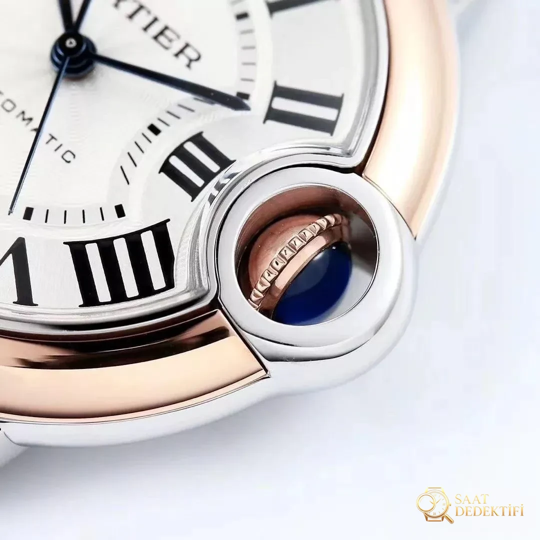 Cartier 2019 yeni iki renk altın V6 Factory Ballon Bleu 28 mm/33 mm/42 mm inceleme ve kısa değerlendirme - Fosfor ve Super-LumiNova Gece Görünümü