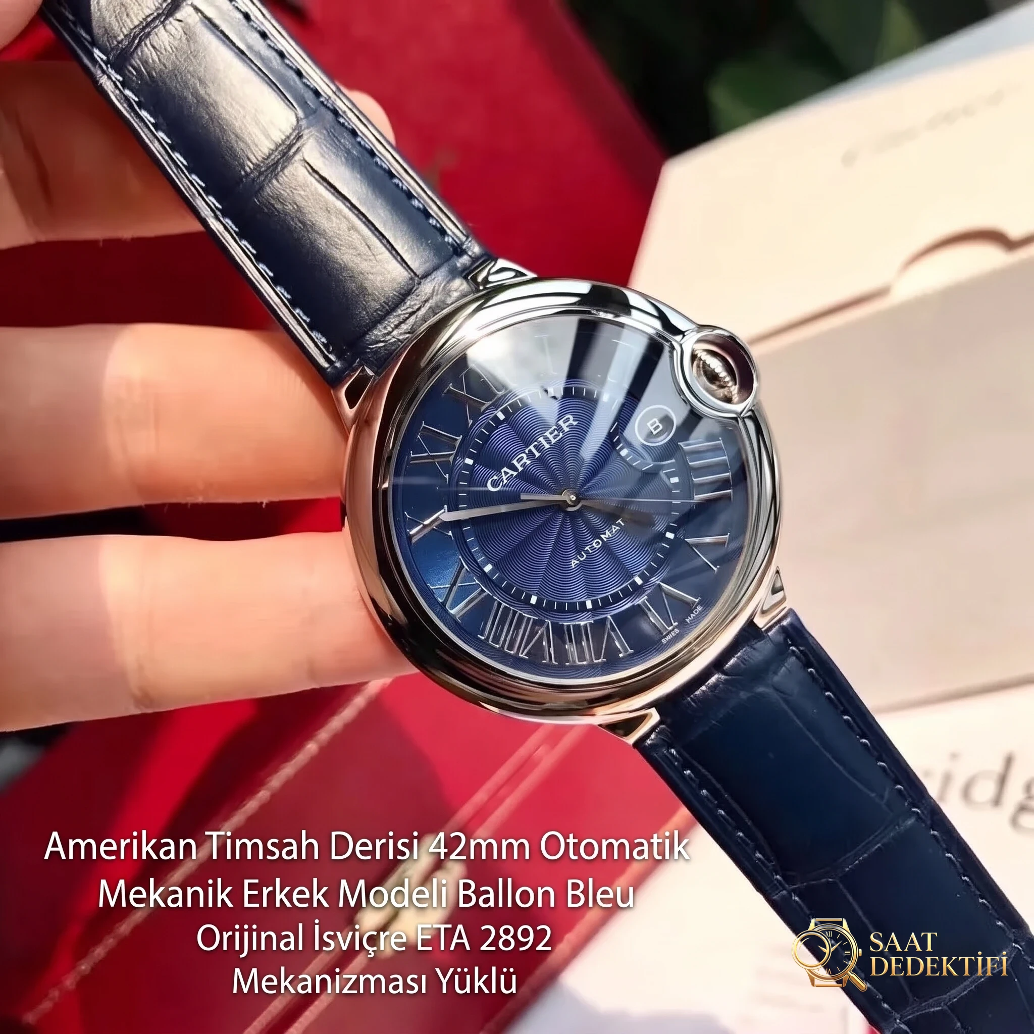 Cartier Ballon Bleu İncelemesi - Ön Görünüm ve Kasa Tasarımı