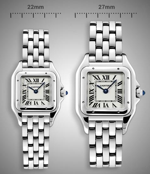 Cartier Panthere de Cartier boyutlarını karşılaştırın