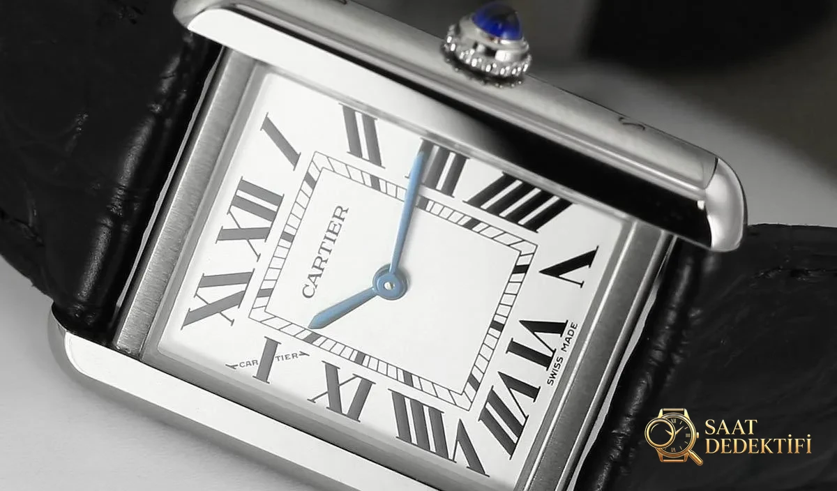 Cartier Tank Replika Saat İncelemesi - Ön Görünüm ve Kasa Tasarımı