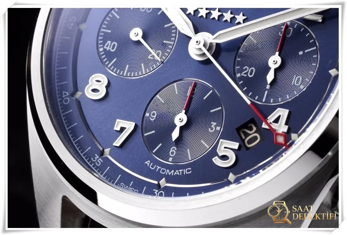 CF Factory Longines Spirit Five Star General kronograf saatinin zayıf noktaları neler? - Fosfor ve Super-LumiNova Gece Görünümü