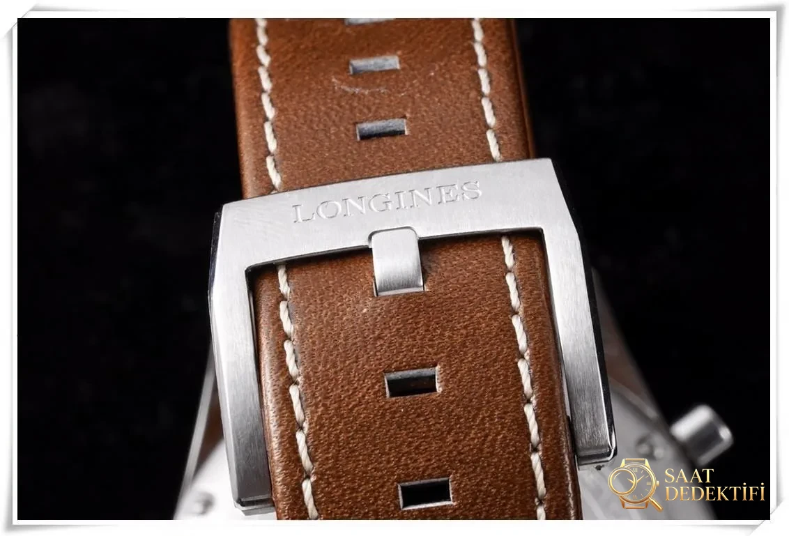 CF Factory Longines Spirit Five Star General kronograf saatinin zayıf noktaları neler? - Kordon Dokusu ve Dikiş Detayları