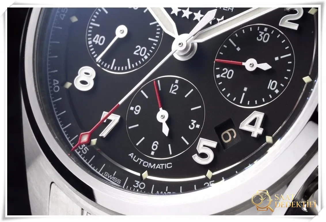CF Factory Longines Spirit Five Star General kronograf saatinin zayıf noktaları neler? - Kadran Güneş Işını (Sunburst) Efekti