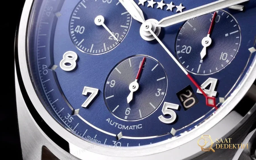 CF Factory Longines Spirit Serisi Kronograf Saat İncelemesi - Arka Kapak ve Mekanizma Detayı