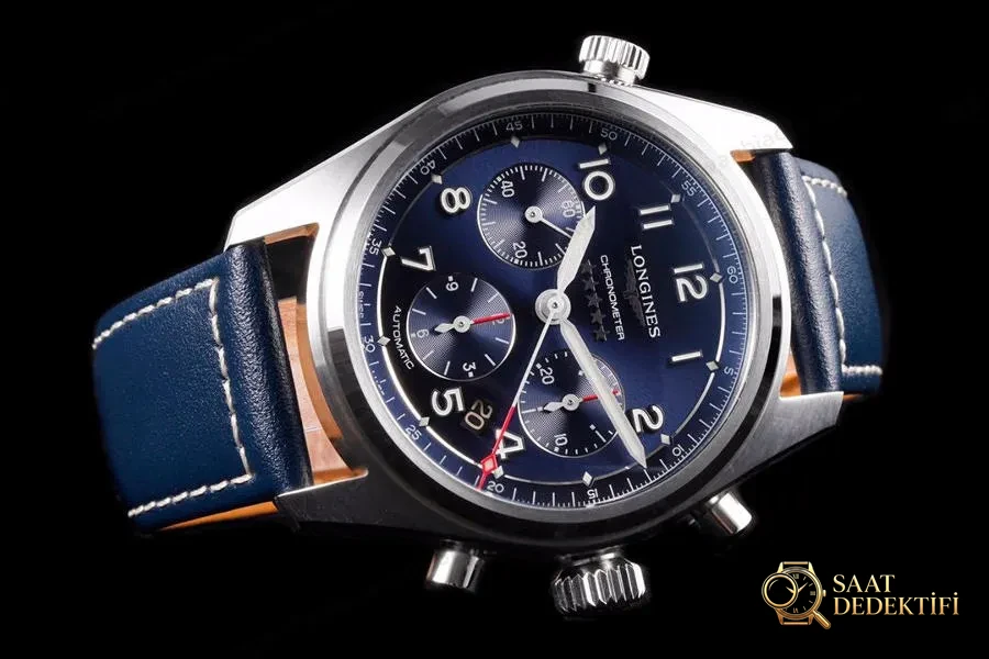 CF Factory Longines Spirit Serisi Kronograf Saat İncelemesi - Klips Kilidi ve Lazer Damgalar