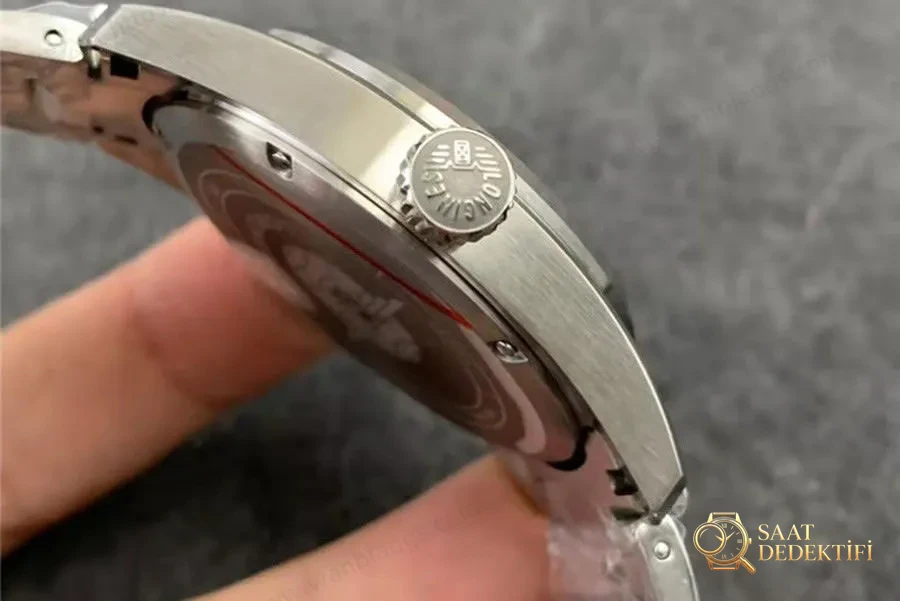 CF Factory Longines Spirit serisi yeşil kadranlı saat incelemesi - Arka Kapak ve Mekanizma Detayı