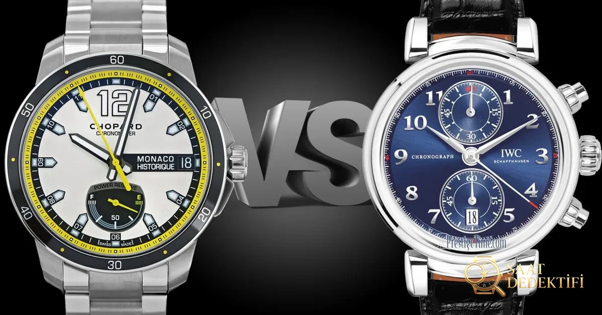 Chopard vs Iwc Hangisi Daha Iyi Karşılaştırması - Ön Görünüm ve Kasa Tasarımı