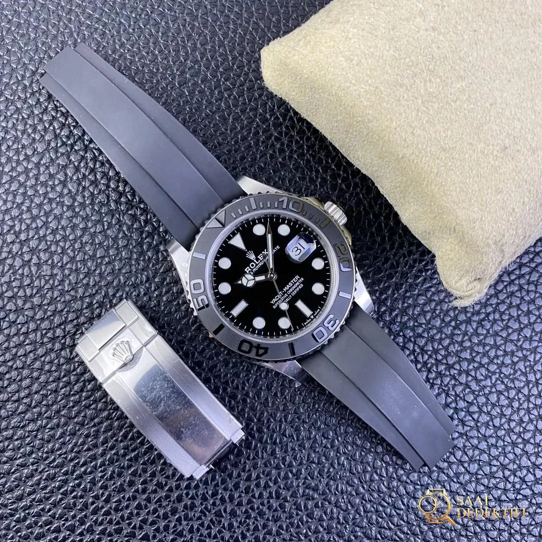 Clean beyaz altın Yacht-Master 226659, orijinaline göre kaç gram fark ediyor? - Kadran Detayı ve Bezel İşçiliği