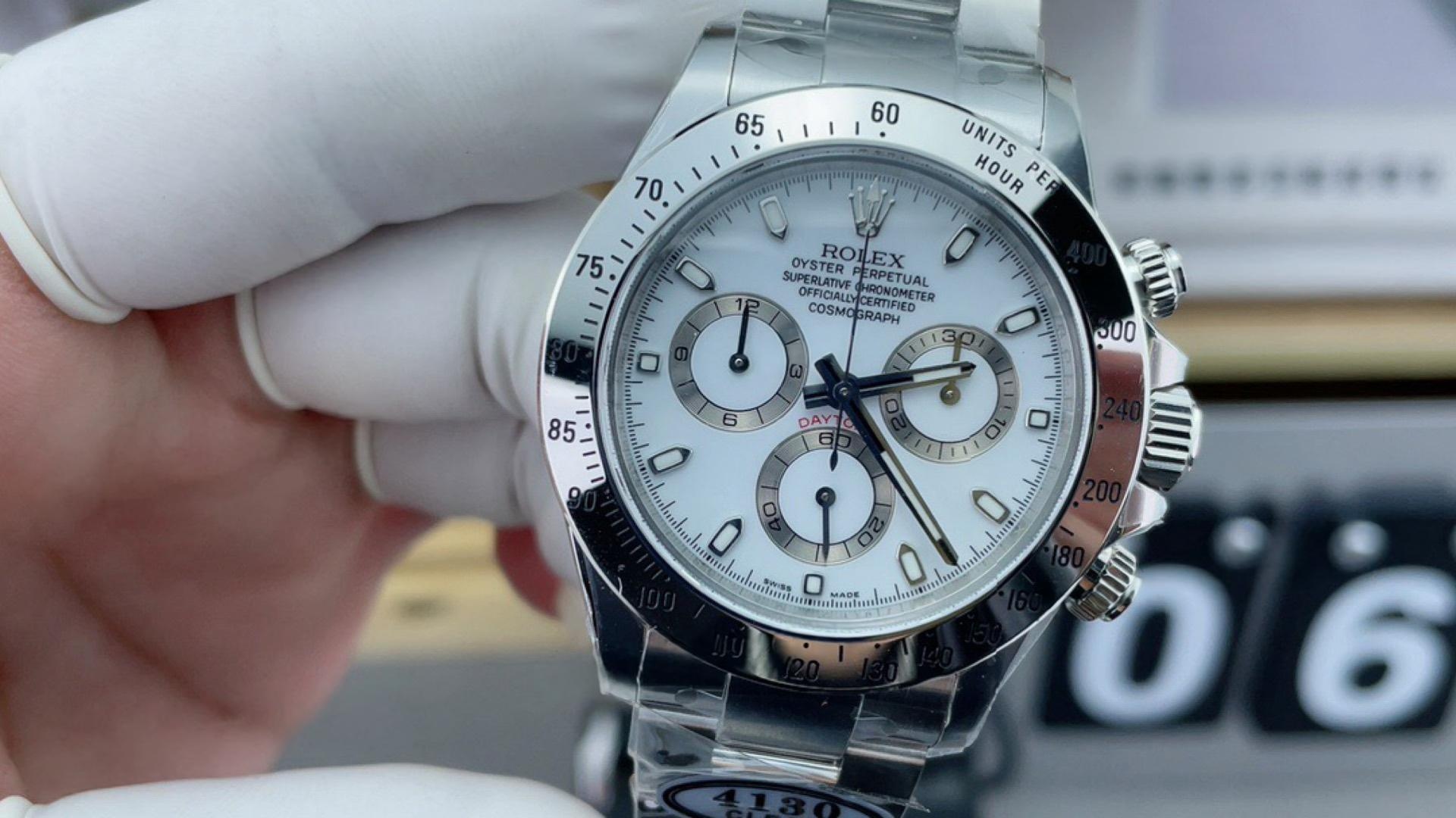 Clean beyaz çelik Daytona 116520 ilk bakışta replika belli olur mu? — 3. fotoğraf