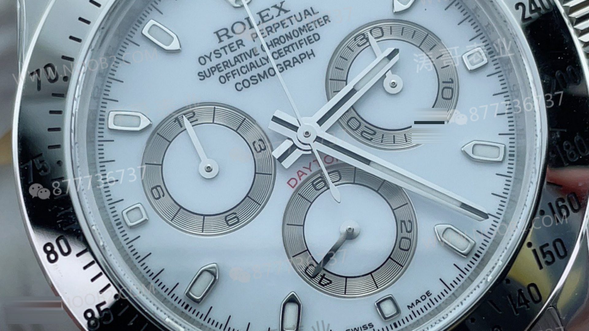 Clean beyaz çelik Daytona 116520 ilk bakışta replika belli olur mu? — 4. fotoğraf