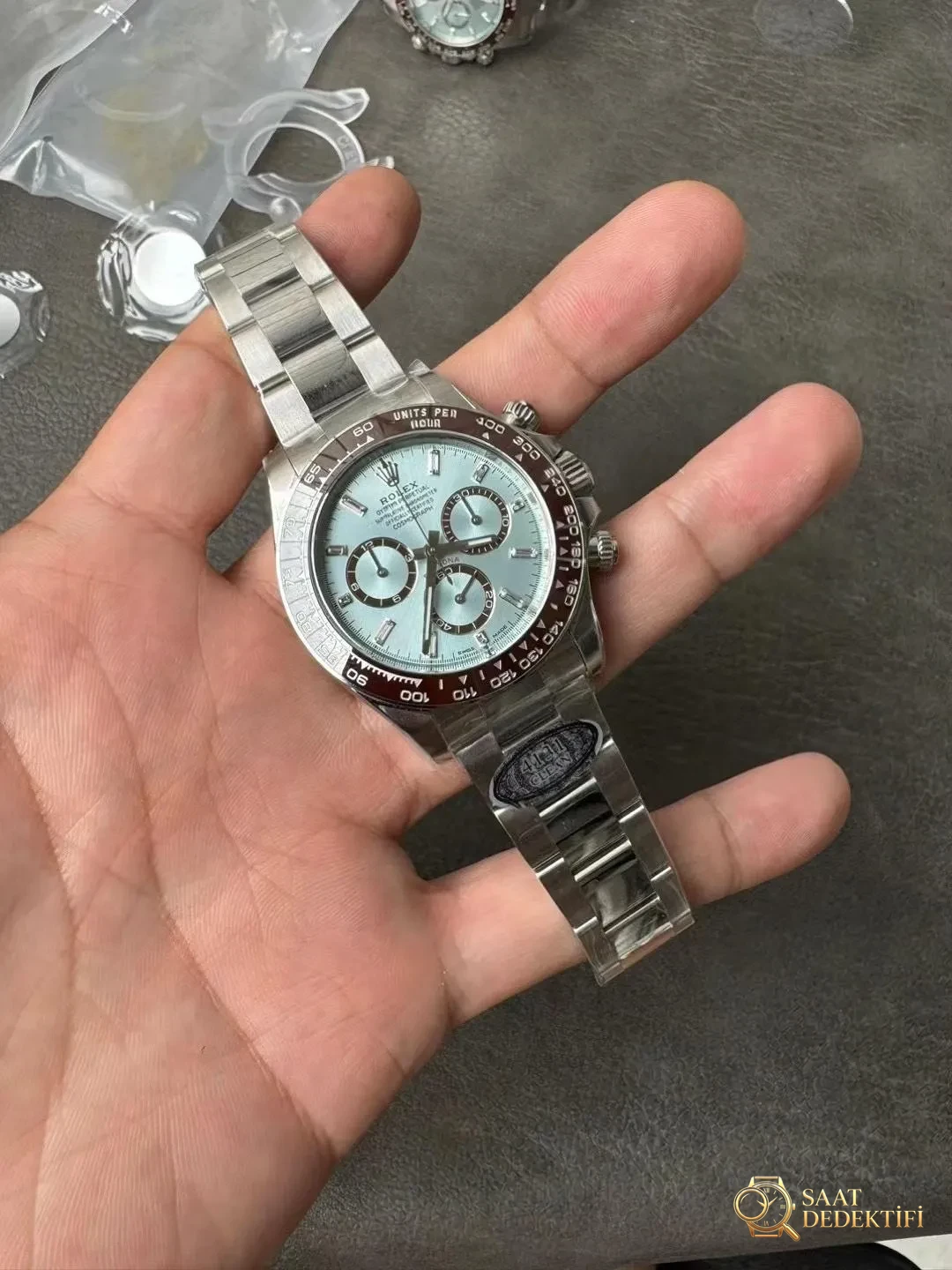 Clean buz mavisi Daytona 4131 mekanizma versiyonu tanıtımı - Klips Kilidi ve Lazer Damgalar