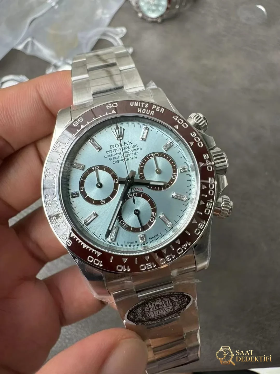 Clean buz mavisi Daytona 4131 mekanizma versiyonu tanıtımı - Genel Açı ve Estetik Duruş