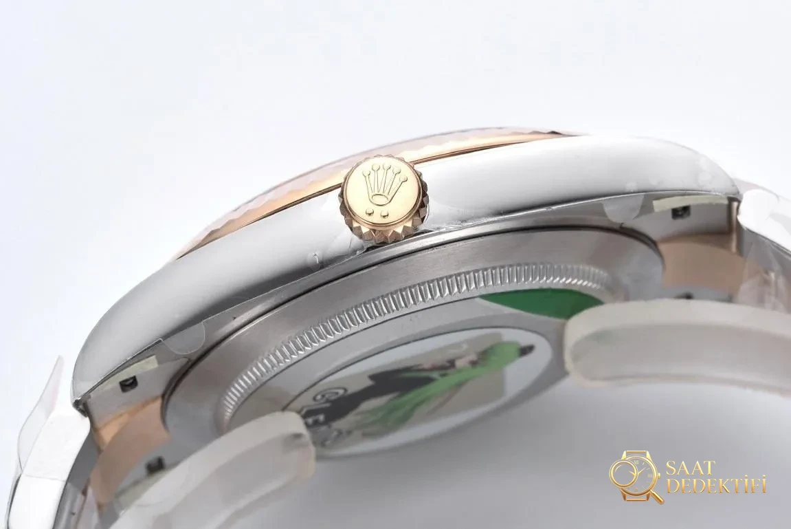 CLEAN Fabrikası 41 mm Two-Tone Datejust: Göz Alıcı Yeni Model - Bezel İçi Rehaut Gravürü ve Hizalaması