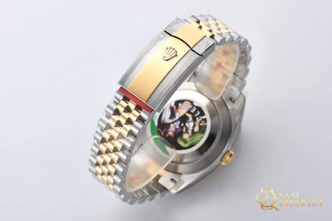 CLEAN Fabrikası 41 mm Two-Tone Datejust: Göz Alıcı Yeni Model - Çelik Bilezik Esneme ve Tolerans Testi