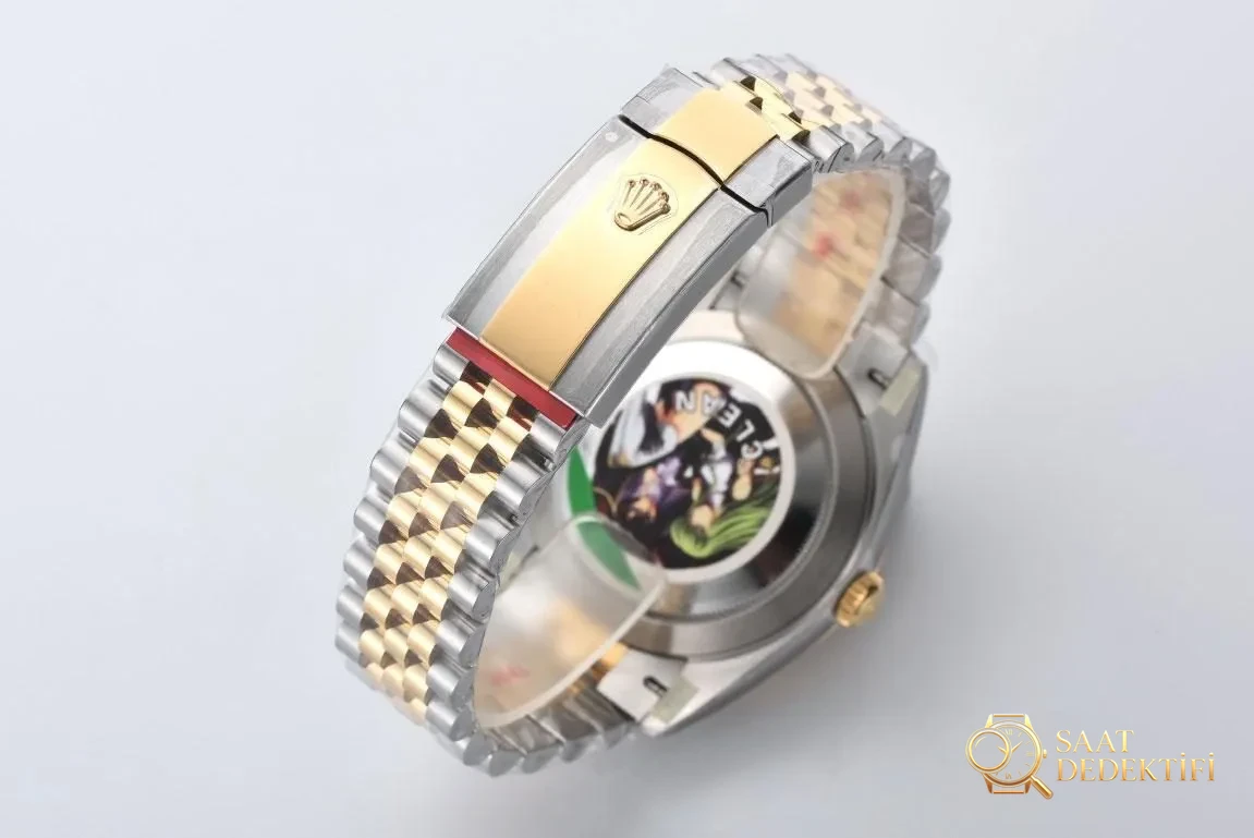 CLEAN Fabrikası 41 mm Two-Tone Datejust: Göz Alıcı Yeni Model - Kasa Yan Yüzey Fırçalama İşçiliği