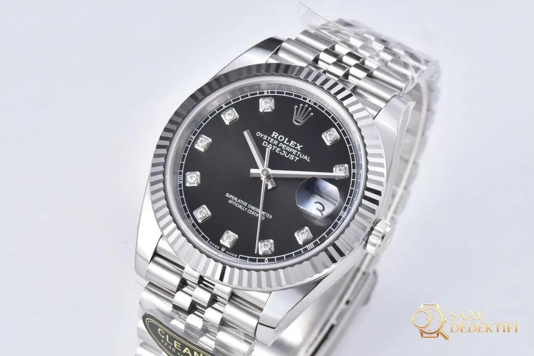 [CLEAN Factory 2025 öne çıkan öneri]Rolex 126334 Datejust kol saati, üstün işçilikle klasiği yeniden yorumluyor! - Kurma Kolu Yivleri ve Tutuş Dokusu