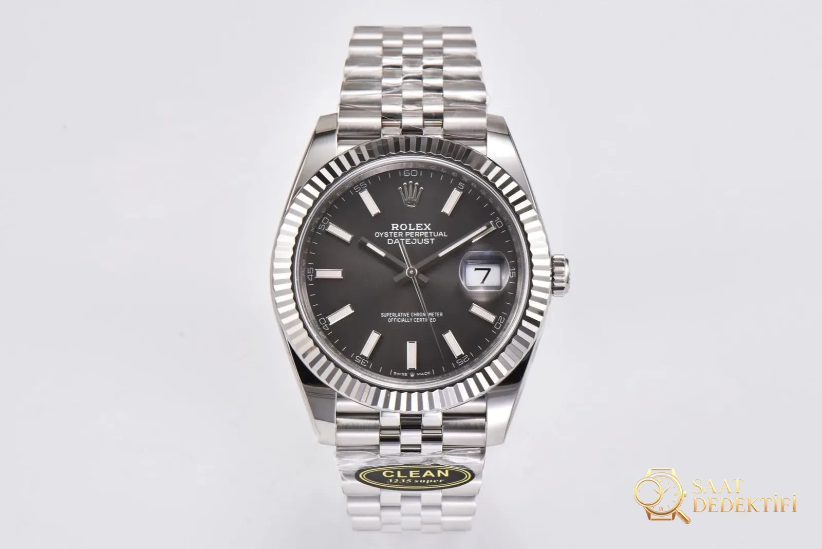 [CLEAN Factory 2025 öne çıkan öneri]Rolex 126334 Datejust kol saati, üstün işçilikle klasiği yeniden yorumluyor! - Kadran Işık Kırılmaları ve Yüzey Dokusu