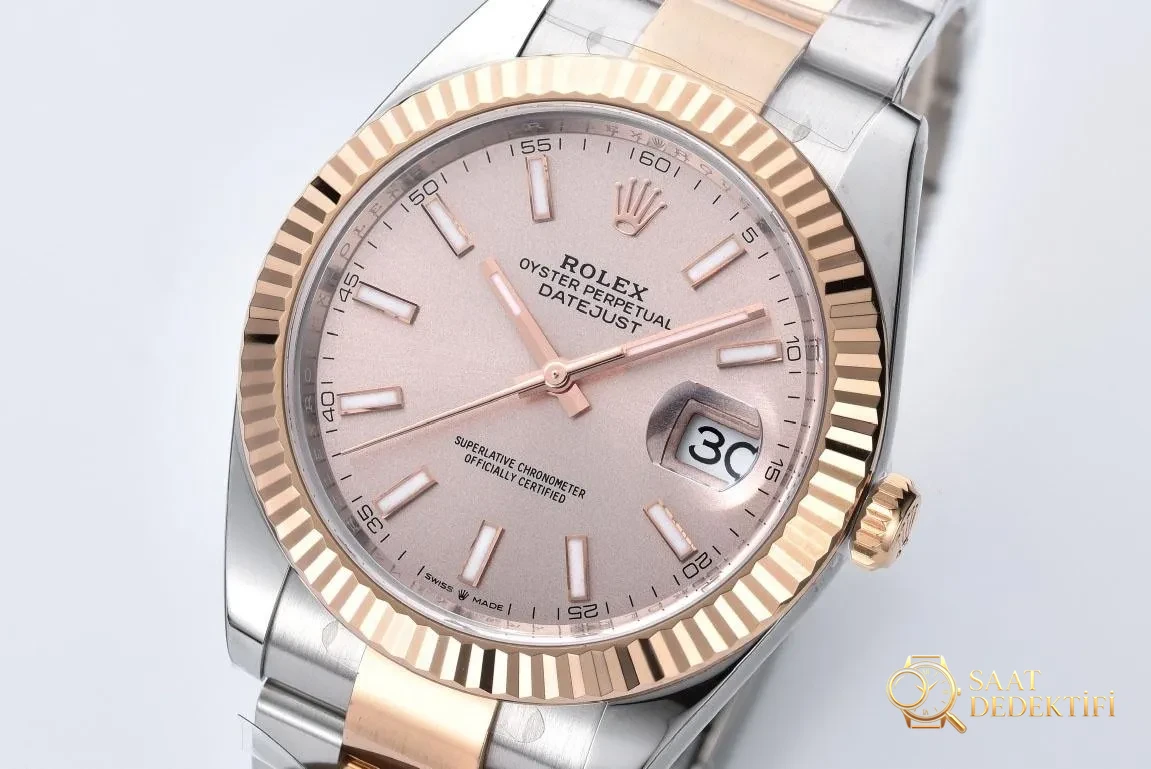 [CLEAN Factory 2025 öne çıkan öneri]Rolex 126334 Datejust kol saati, üstün işçilikle klasiği yeniden yorumluyor! - Bezel İçi Rehaut Gravürü ve Hizalaması