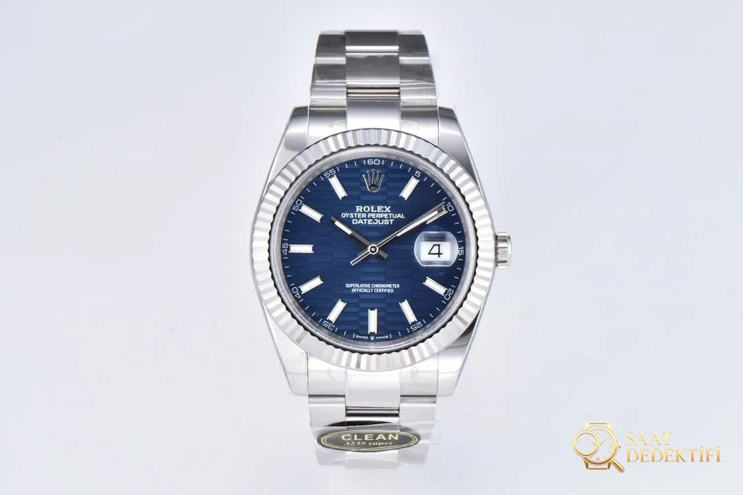 [CLEAN Factory 2025 öne çıkan öneri]Rolex 126334 Datejust kol saati, üstün işçilikle klasiği yeniden yorumluyor! - Safir Kristal Cam Eğimi ve Yansıması