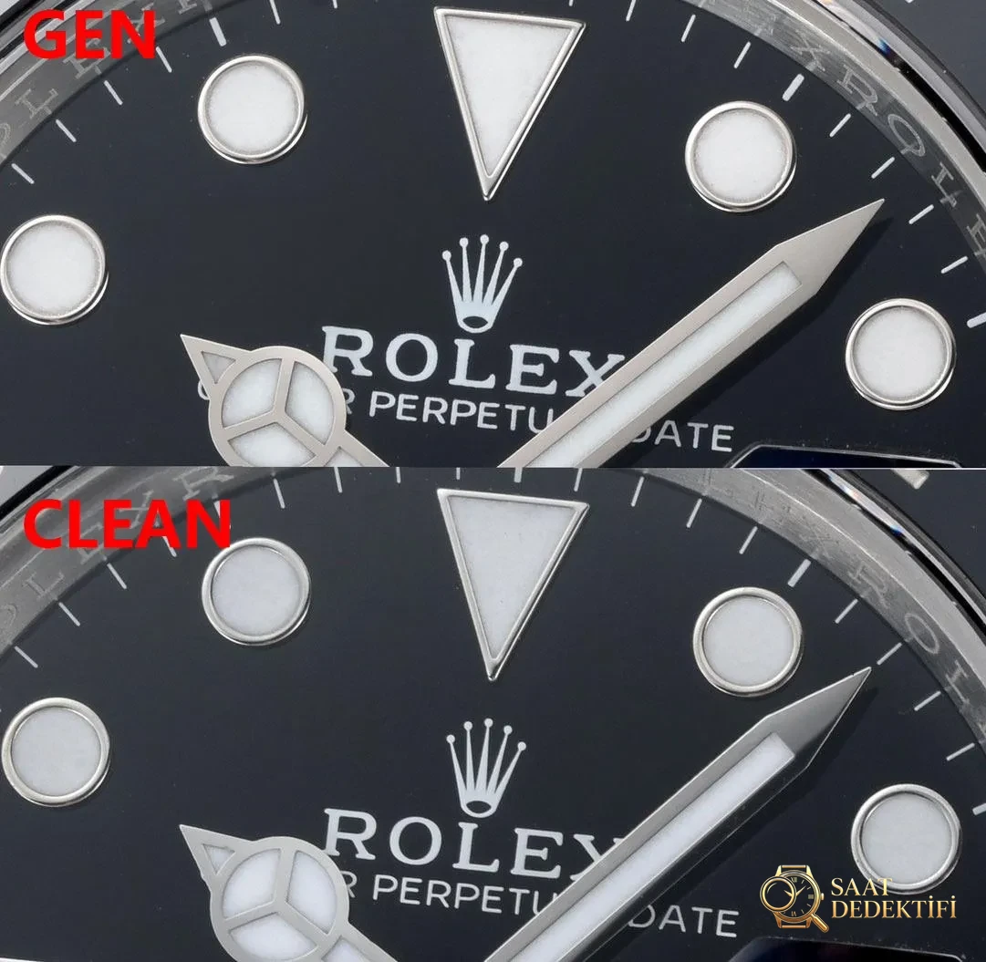 [Clean Factory 2025 Yılın Çalışması | Rolex Daytona 4131 mekanizma «Victoria Beckham modeli» gerçek-replika karşılaştırması nihai analizi] - Kadran Detayı ve Bezel İşçiliği