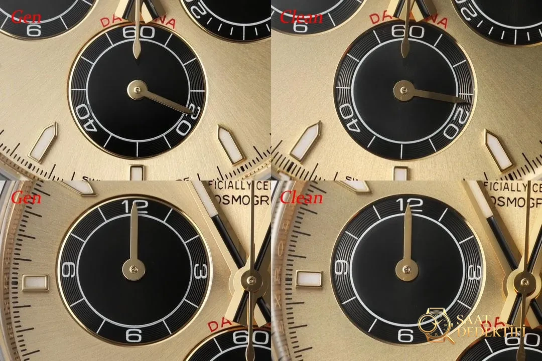[Clean Factory 2025 Yılın Çalışması | Rolex Daytona 4131 mekanizma «Victoria Beckham modeli» gerçek-replika karşılaştırması nihai analizi] - Bilezik, Toka ve Klips Mekanizması