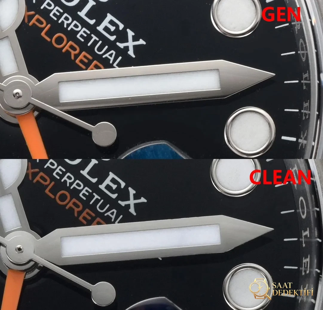 [Clean Factory 2025 Yılın Çalışması | Rolex Daytona 4131 mekanizma «Victoria Beckham modeli» gerçek-replika karşılaştırması nihai analizi] - Toka İçi Gravürler ve Lazer Kodları