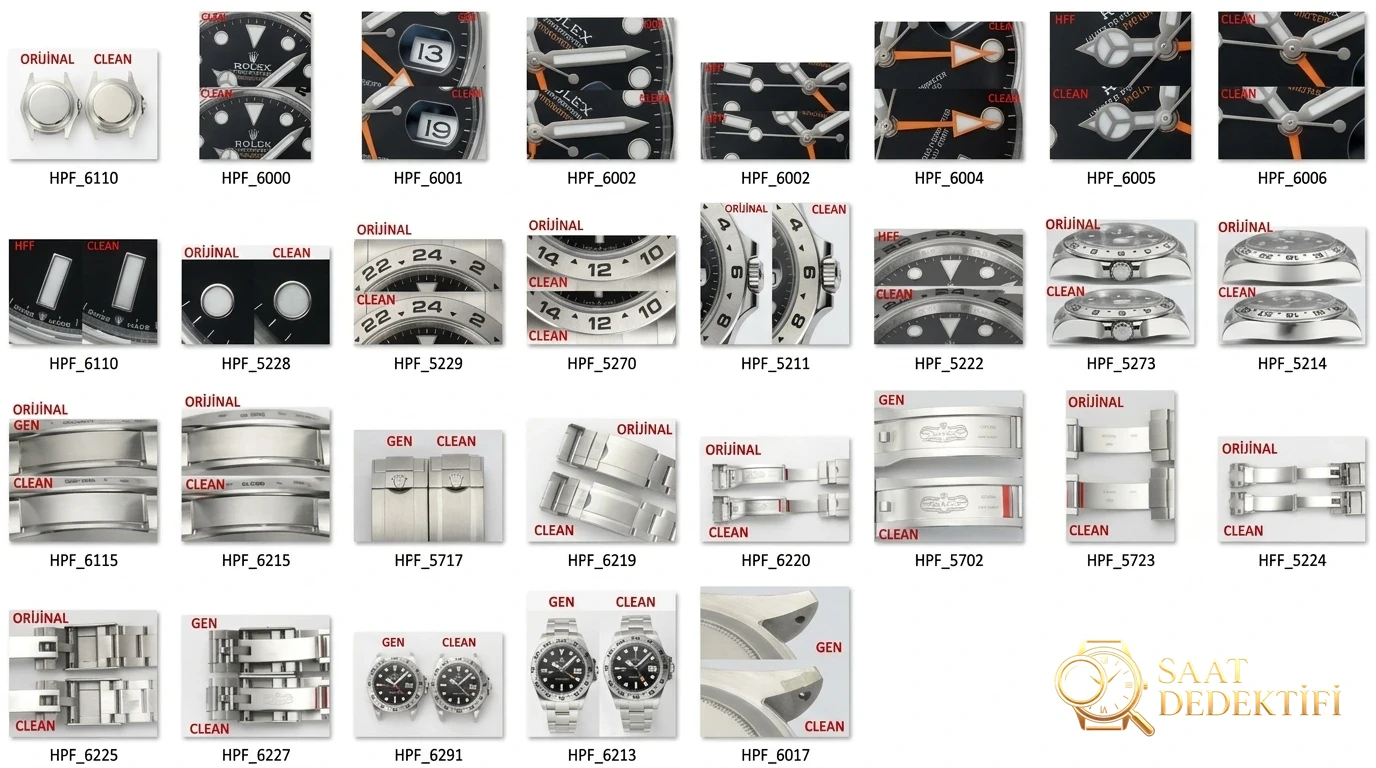 [Clean Factory 2025 Yılın Çalışması | Rolex Daytona 4131 mekanizma «Victoria Beckham modeli» gerçek-replika karşılaştırması nihai analizi] - Kasa Yan Yüzey Fırçalama İşçiliği
