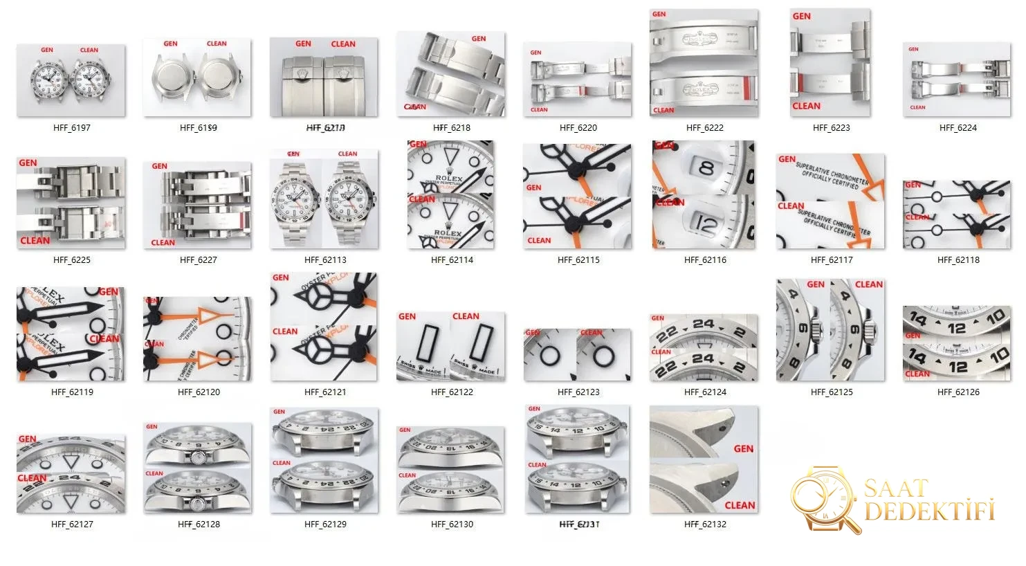 [Clean Factory 2025 Yılın Çalışması | Rolex Daytona 4131 mekanizma «Victoria Beckham modeli» gerçek-replika karşılaştırması nihai analizi] - Arka Safir Cam Altında Kalibre Detayı