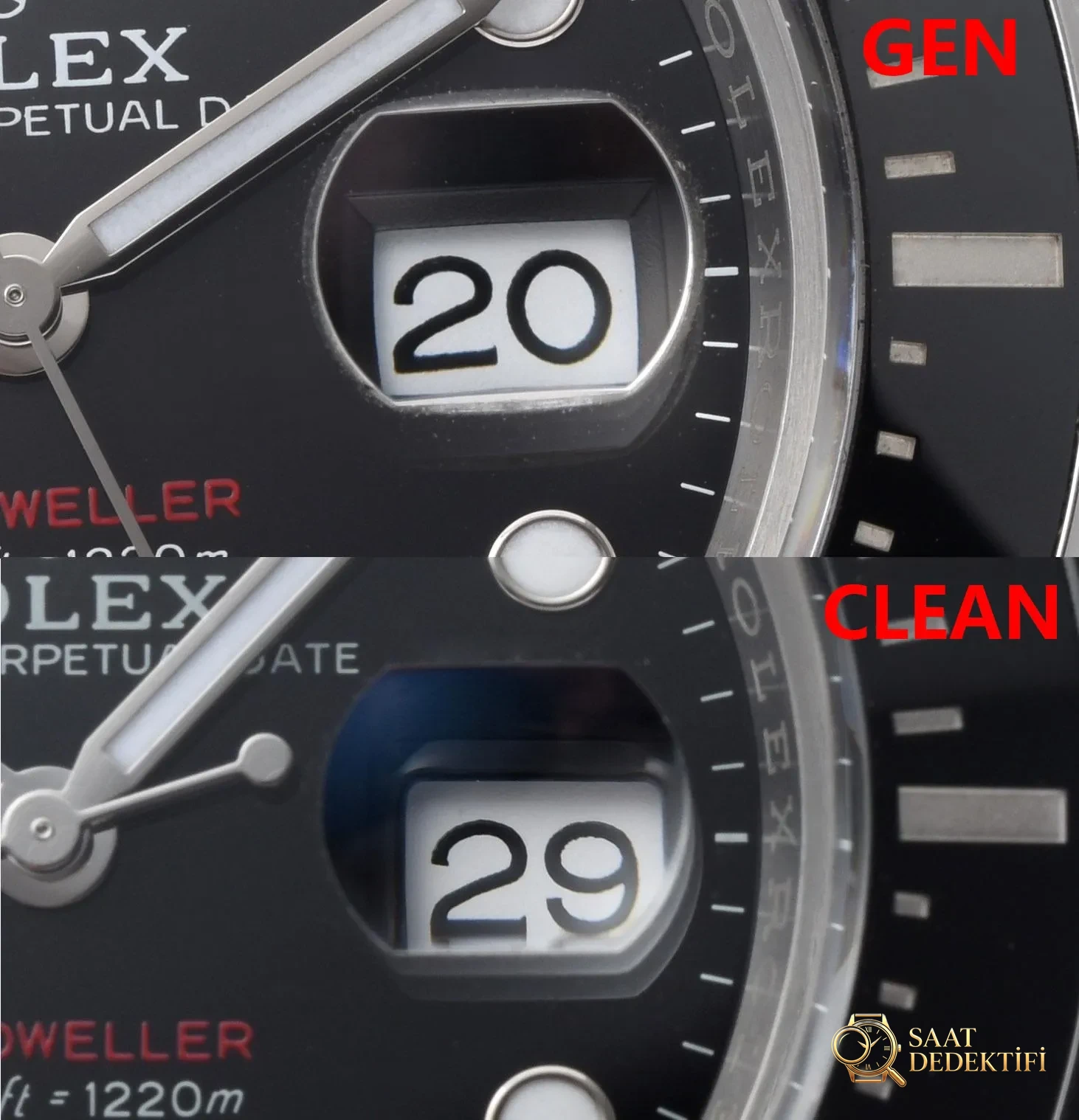 [Clean Factory 2025 Yılın Çalışması | Rolex Daytona 4131 mekanizma «Victoria Beckham modeli» gerçek-replika karşılaştırması nihai analizi] - Bezel Tıklama Hissi ve Numara Dolguları