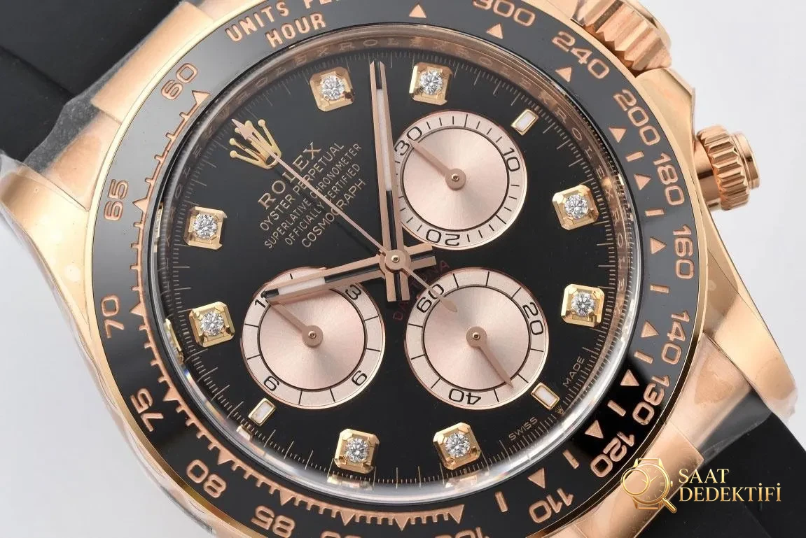 [Clean Factory 2025 Yılın Çalışması | Rolex Daytona 4131 mekanizma «Victoria Beckham modeli» gerçek-replika karşılaştırması nihai analizi] - Kasa Profili ve Kurma Kolu İncelemesi